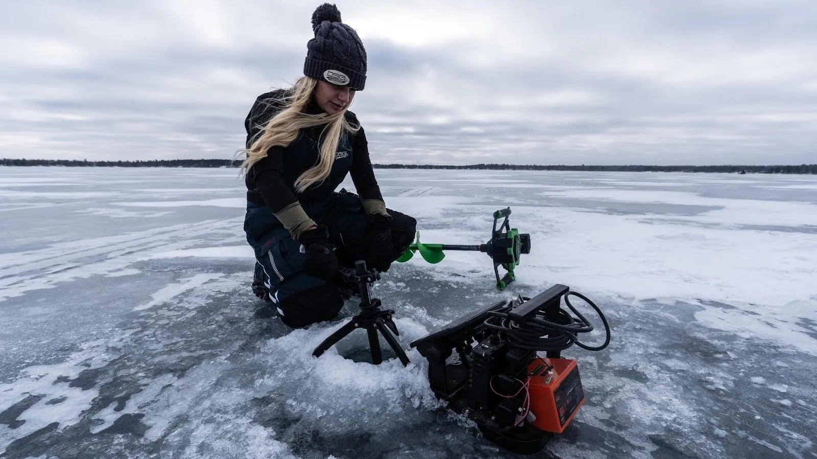 Stay mobile to catch more crappie ice fishing