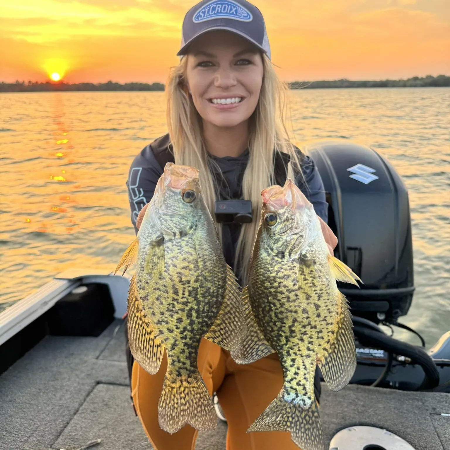 Sunset crappie — Summer bite