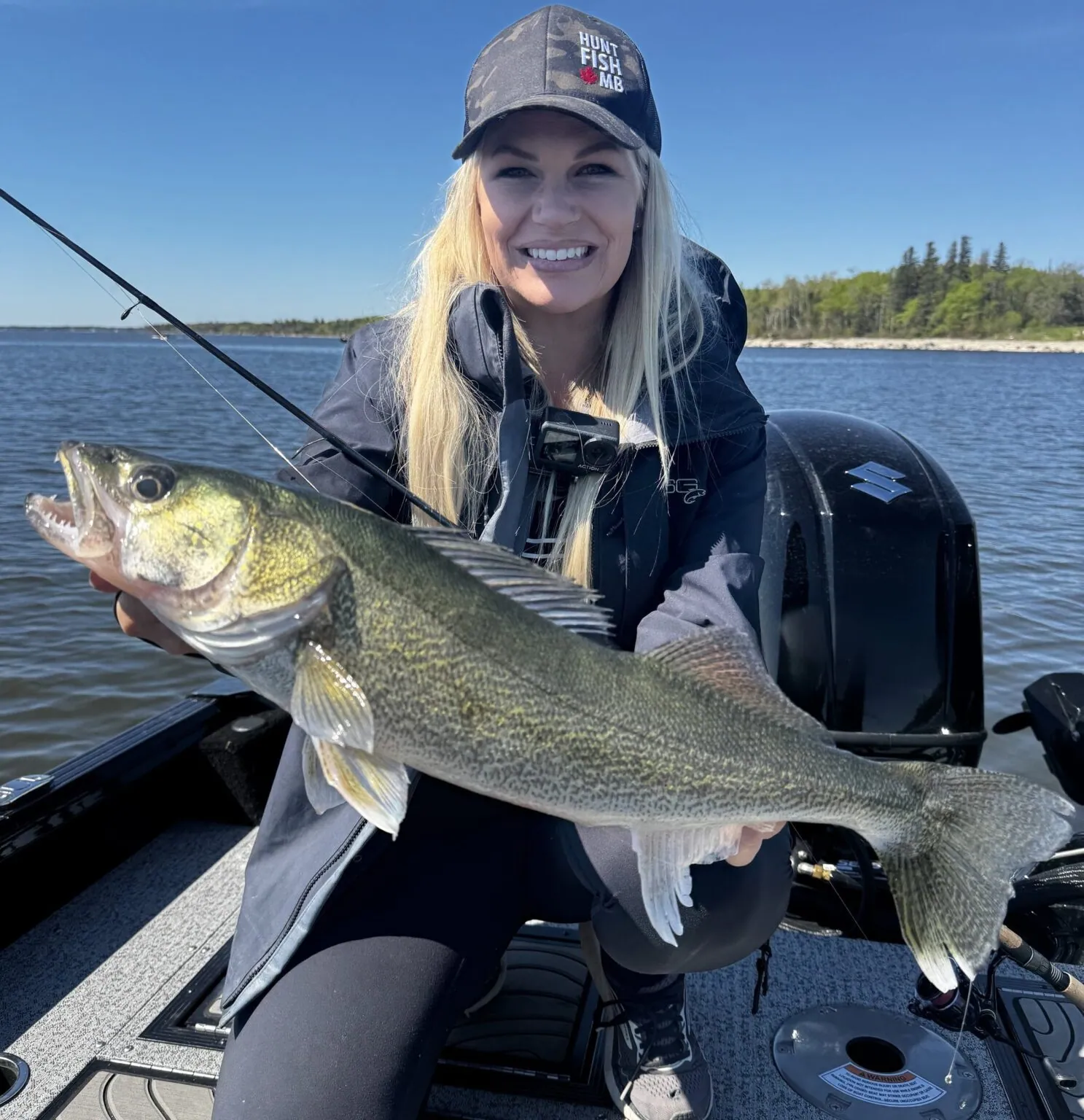 Trophy walleye — Lake Winnipeg, MB
